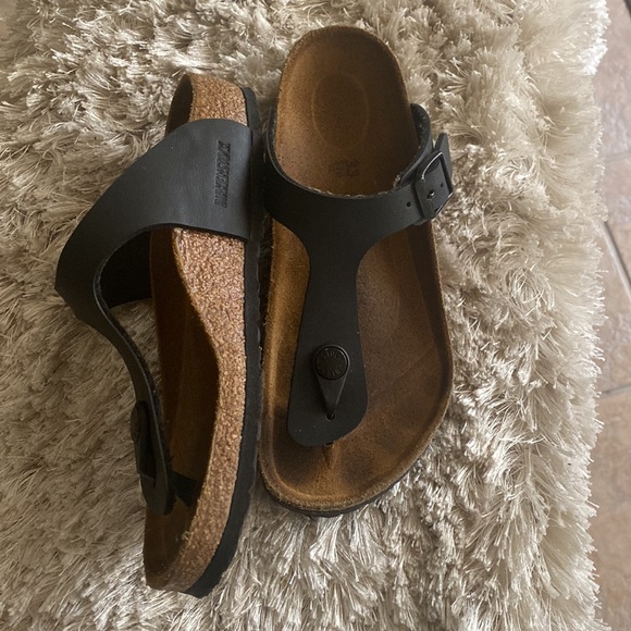 BIRKENSTOCK Gizeh Kids💕Size 33💕Black - Picture 4 of 12